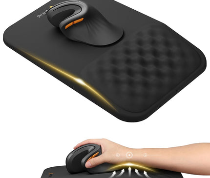 ProtoArc Tapis de Souris Ergonomique Repose-Poignet avec Fonction Massage