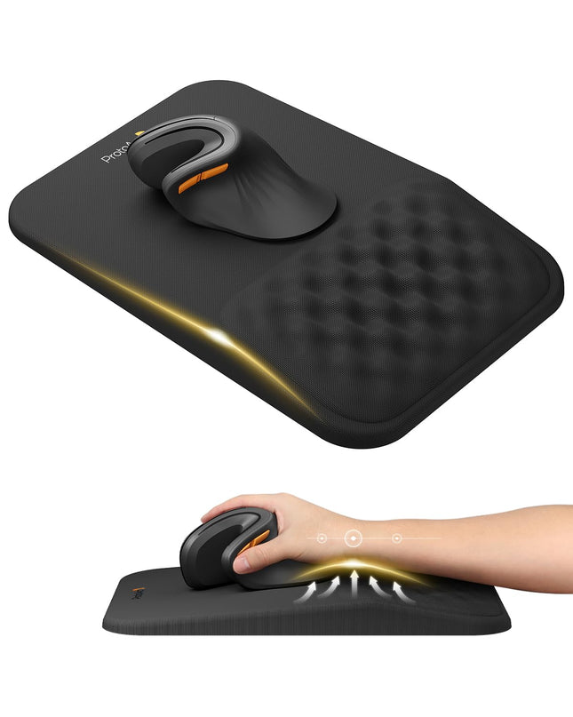 ProtoArc Tapis de Souris Ergonomique Repose-Poignet avec Fonction Massage