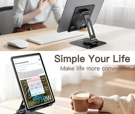 JETech Tablette Support, Base Rotative à 360 Degrés