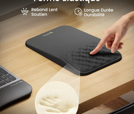 ProtoArc Tapis de Souris Ergonomique Repose-Poignet avec Fonction Massage