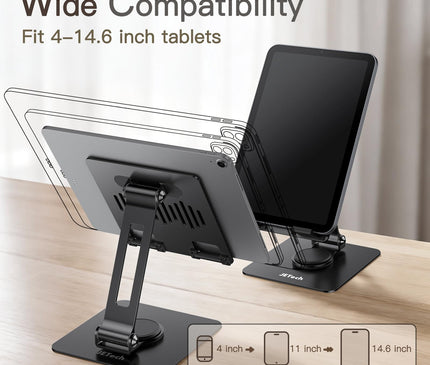 JETech Tablette Support, Base Rotative à 360 Degrés