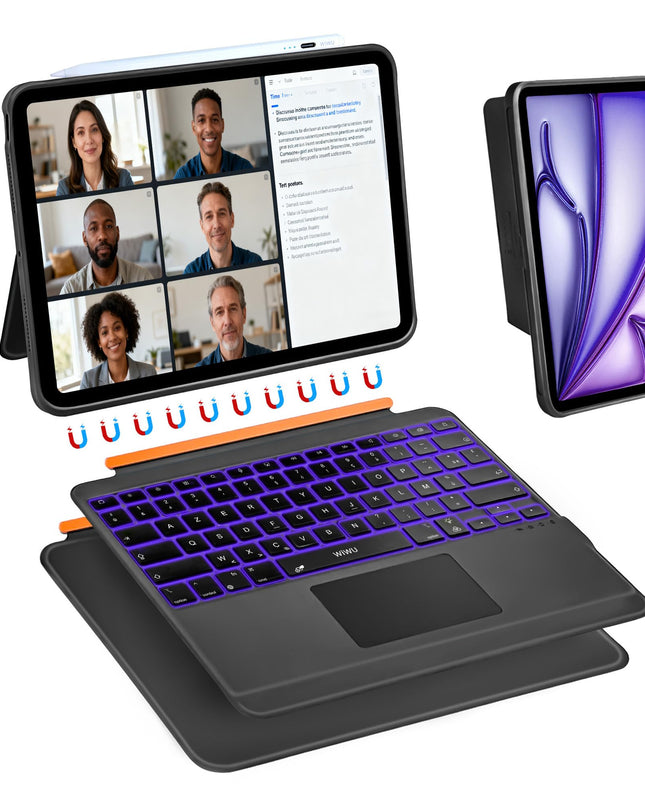 WIWU Coque Clavier iPad Pro 13 Pouces M4/M5