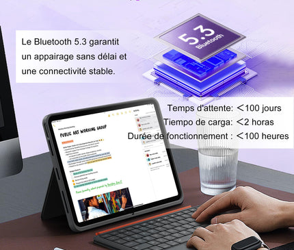 WIWU Coque Clavier iPad Pro 13 Pouces M4/M5