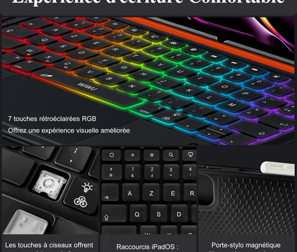 WIWU Coque Clavier iPad Pro 13 Pouces M4/M5