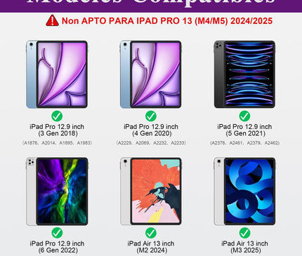 WIWU Coque Clavier iPad Pro 13 Pouces M4/M5