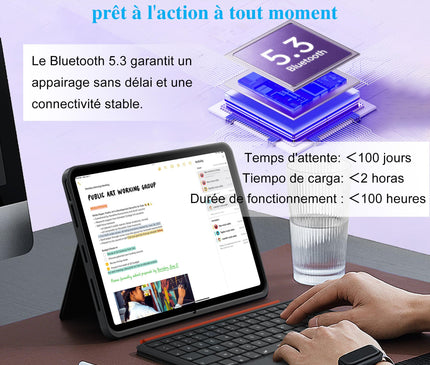 WIWU Coque Clavier iPad Pro 13 Pouces M4/M5
