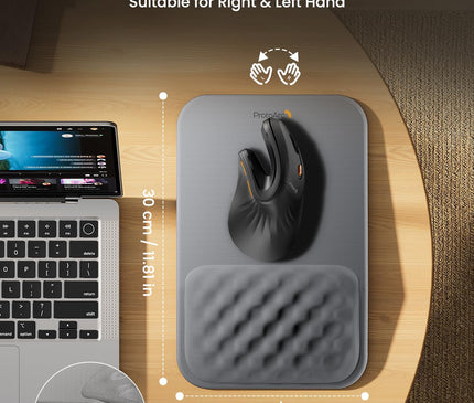 ProtoArc Tapis de Souris Ergonomique Repose-Poignet avec Fonction Massage