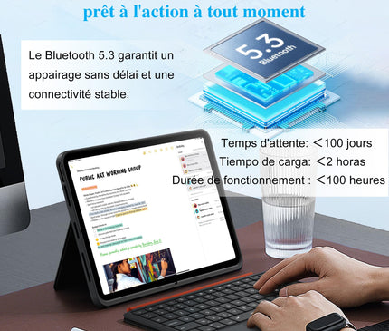 WIWU Coque Clavier iPad Pro 13 Pouces M4/M5