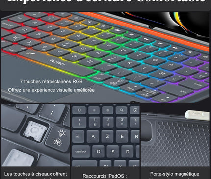 WIWU Coque Clavier iPad Pro 13 Pouces M4/M5