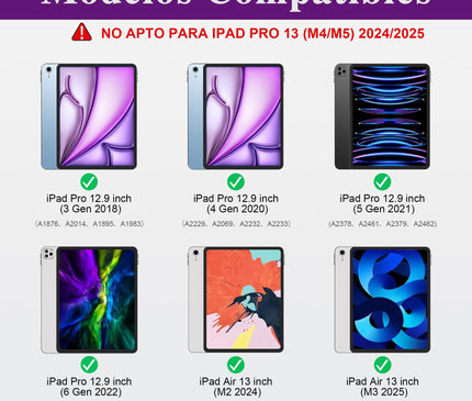 WIWU Coque Clavier iPad Pro 13 Pouces M4/M5
